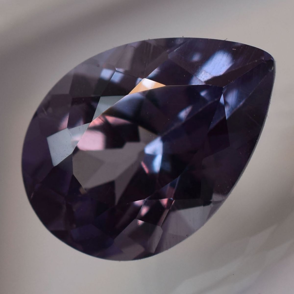 Pear Cut CERTIFIED 7.75 Ct Natural Color Change Alexandrite Loose Gemstone