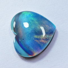 16.10 Ct Natural CERTIFIED Loose Gemstone Heart Cut Boulder Opal Doublet