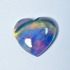 16.10 Ct Natural CERTIFIED Loose Gemstone Heart Cut Boulder Opal Doublet