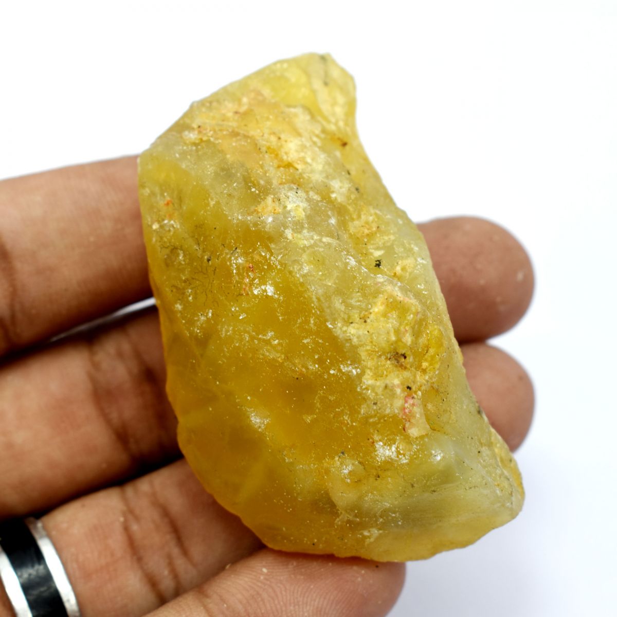 284.50 Ct Lemon Yellow  TOPAZ Natural UNCUT ROUGH Huge Size CERTIFIED Gemstone