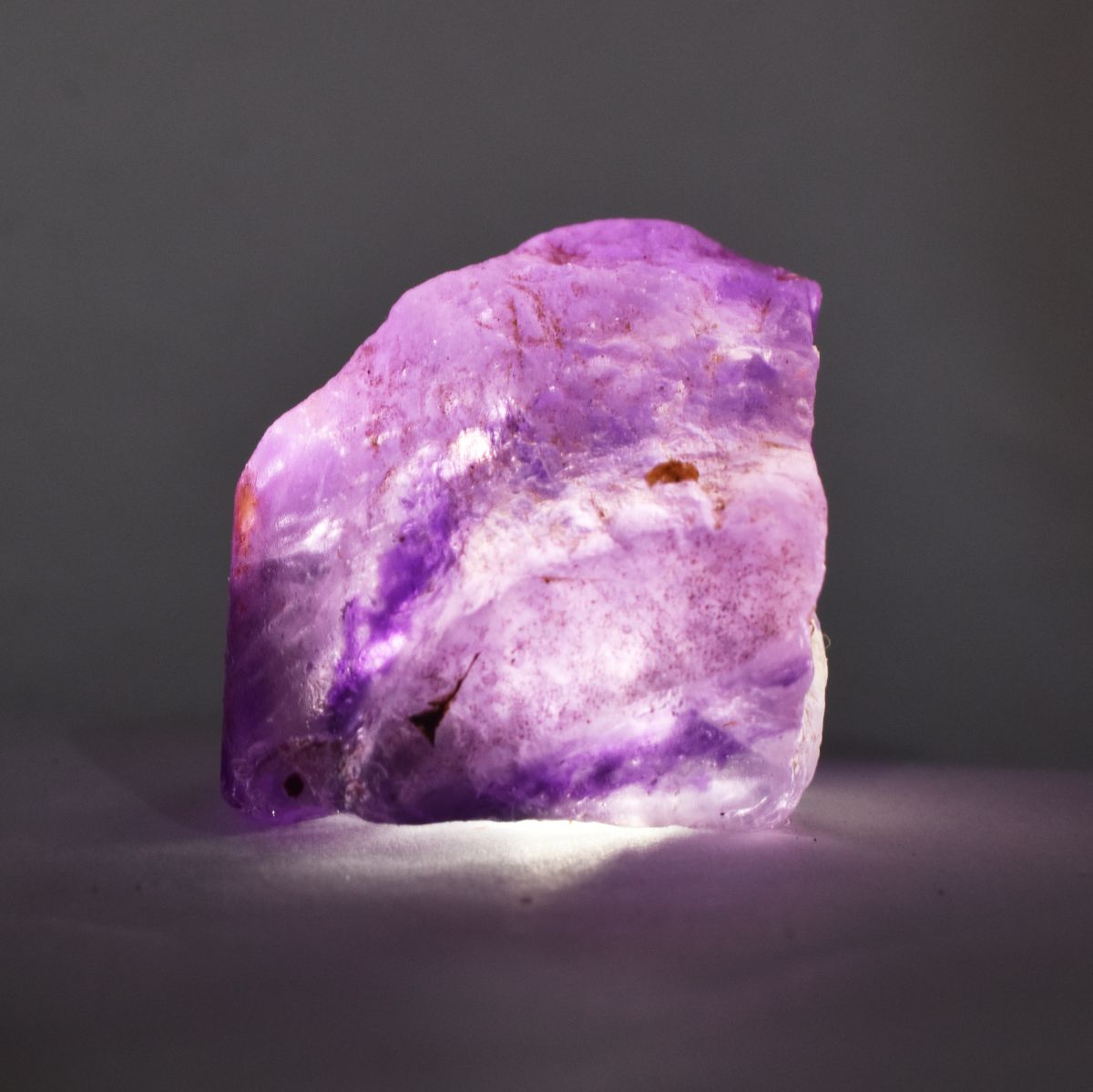 Purple Ametrine Uncut Raw Natural Rough 202.40 Ct CERTIFIED Loose Gemstone