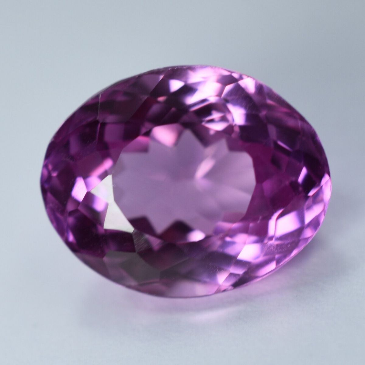 Pink Ceylon Sapphire 6.80 CT Natural Genuine Oval Cut Certified Loose Gemstone