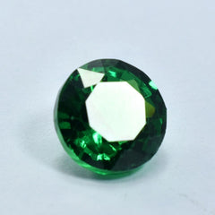 10.50 Ct NATURAL ROUND Cut Green Garnet Loose Gemstone CERTIFIED