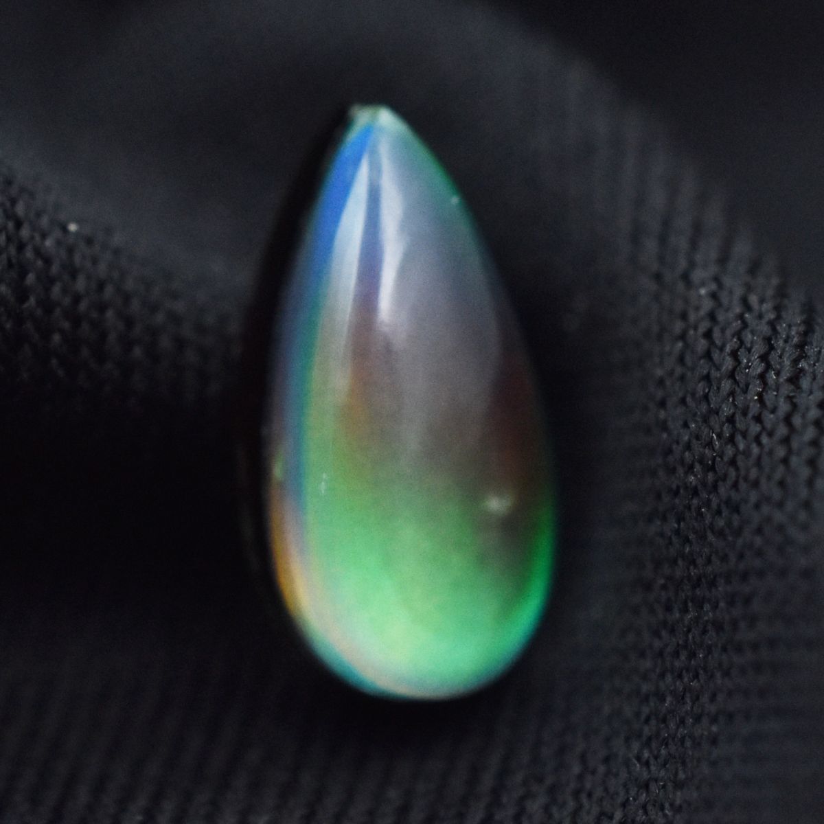 CERTIFIED Natural Pear Shape 2.00 Carat Multi-Color Opal Loose Gemstone