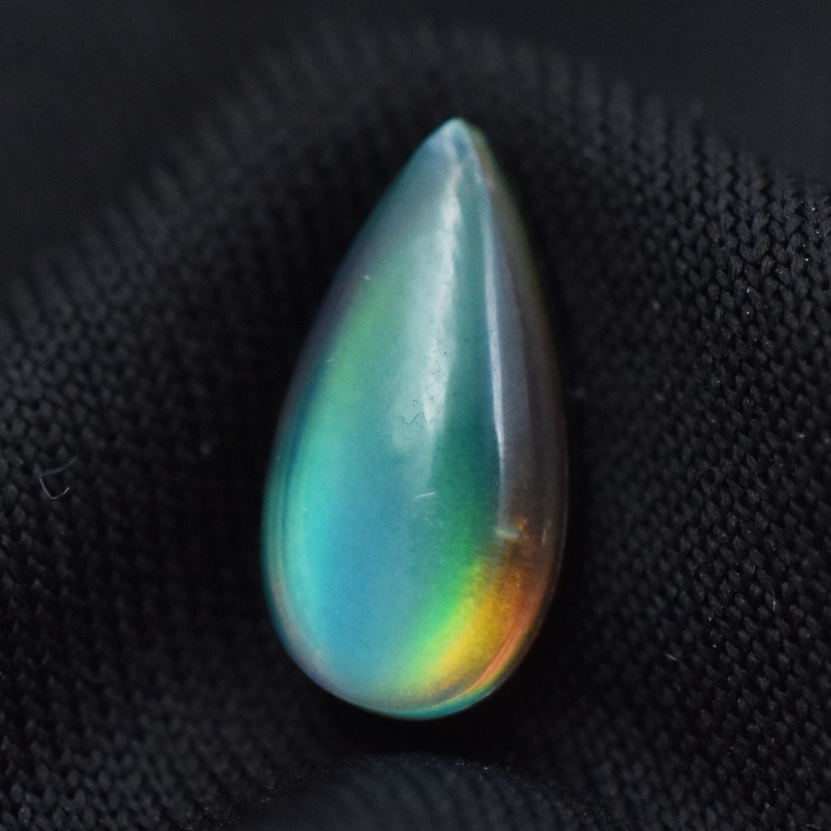 CERTIFIED Natural Pear Shape 2.00 Carat Multi-Color Opal Loose Gemstone