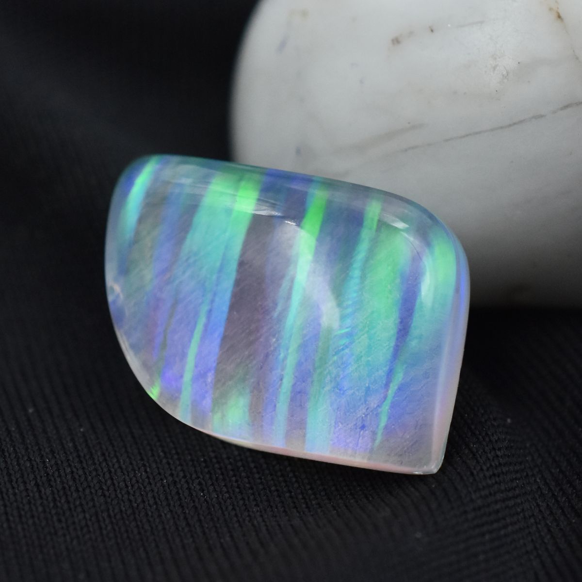 Multi-Color Natural Opal Fancy Shape 17.20 Carat Loose Gemstone CERTIFIED