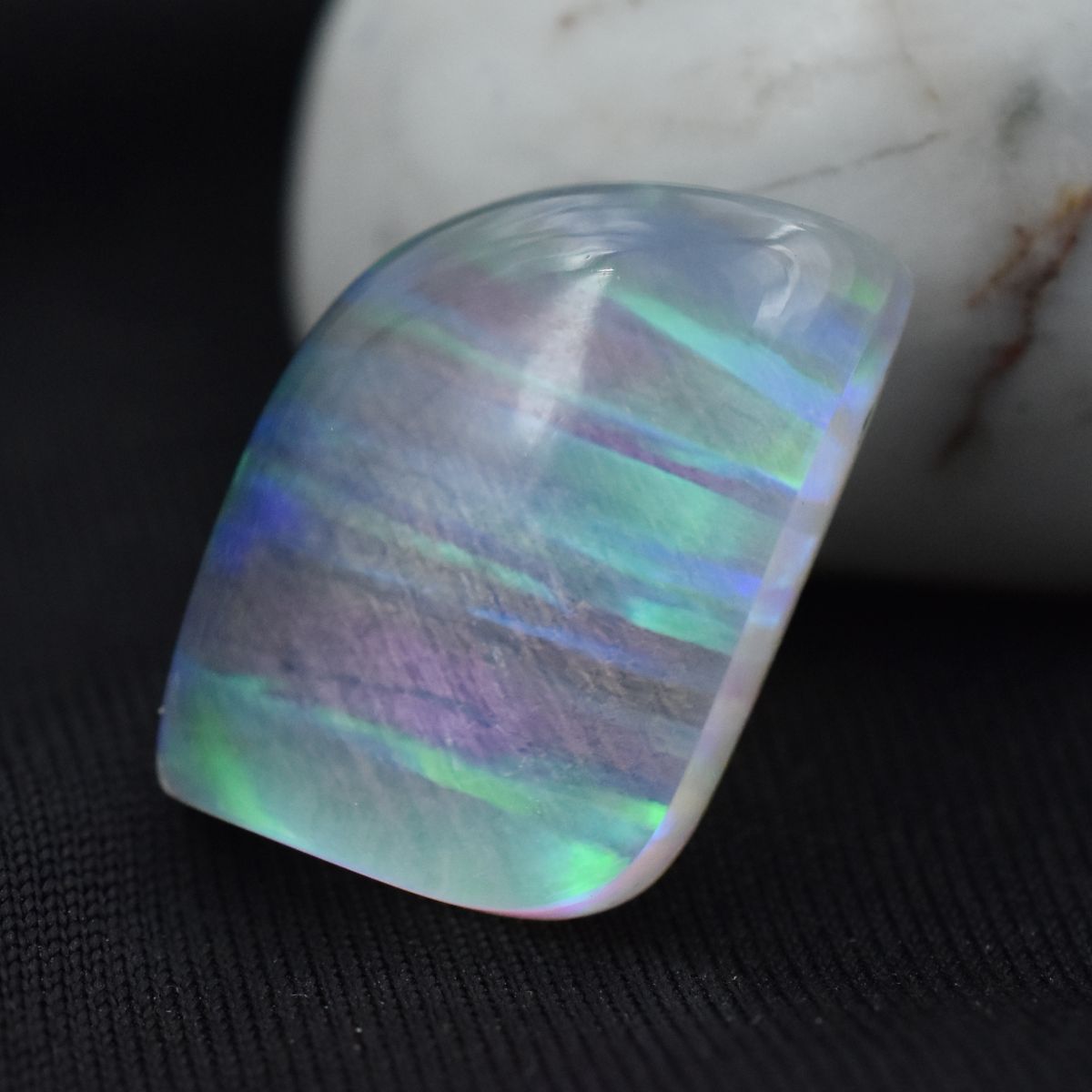 Multi-Color Natural Opal Fancy Shape 17.20 Carat Loose Gemstone CERTIFIED