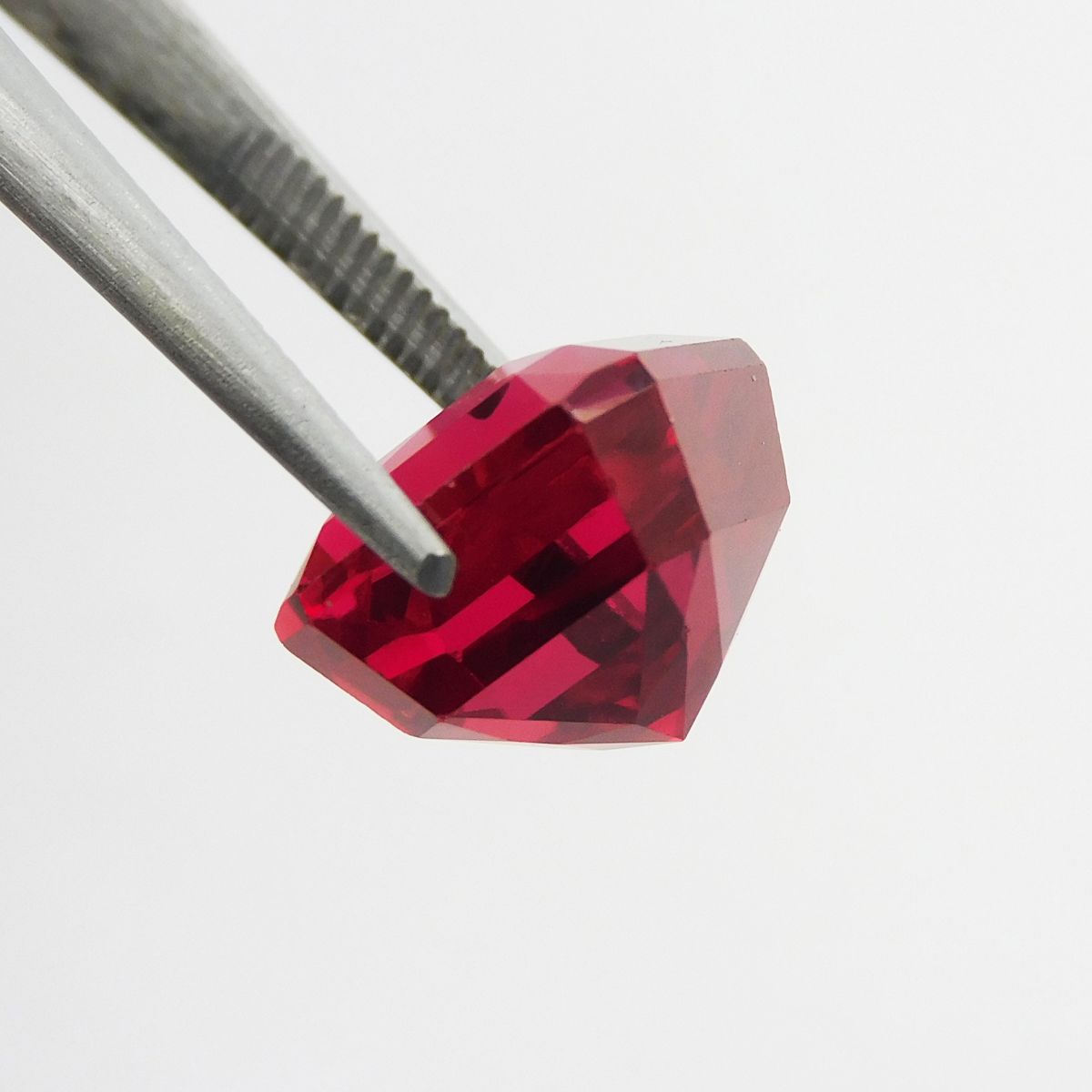 Square Cut Red Ruby 8.05 Ct Natural Loose Gemstone CERTIFIED Ring Size