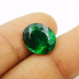 Excellent Oval Cut Green Garnet 5.55 Carat CERTIFIED Natural Loose Gemstone