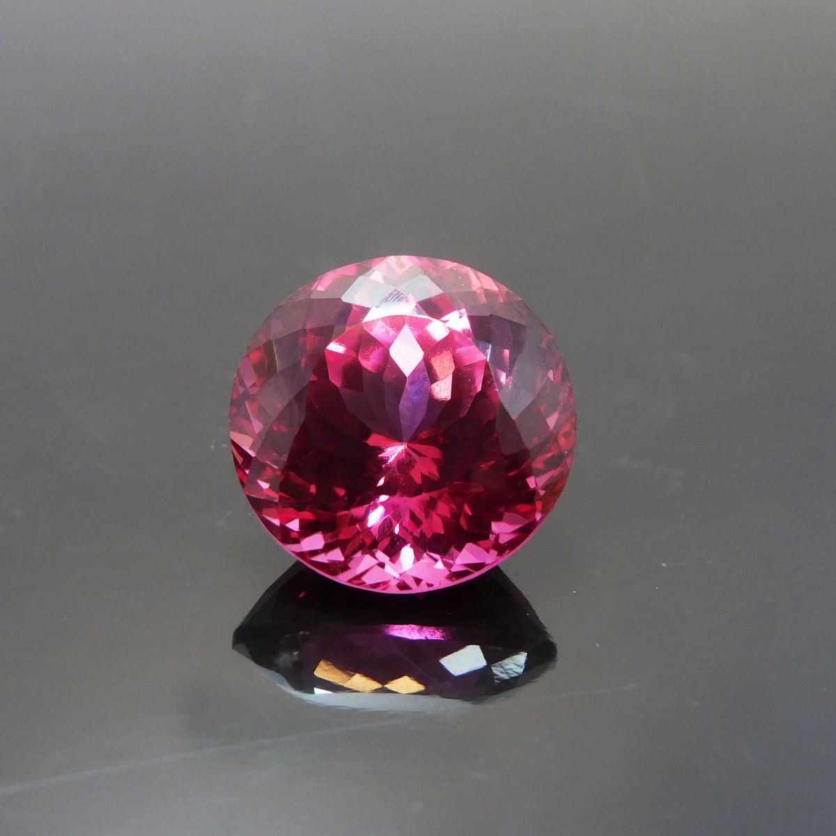 Natural Pink Round Cut 15.55 Ct CERTIFIED Loose Gemstone Sapphire Ring Size