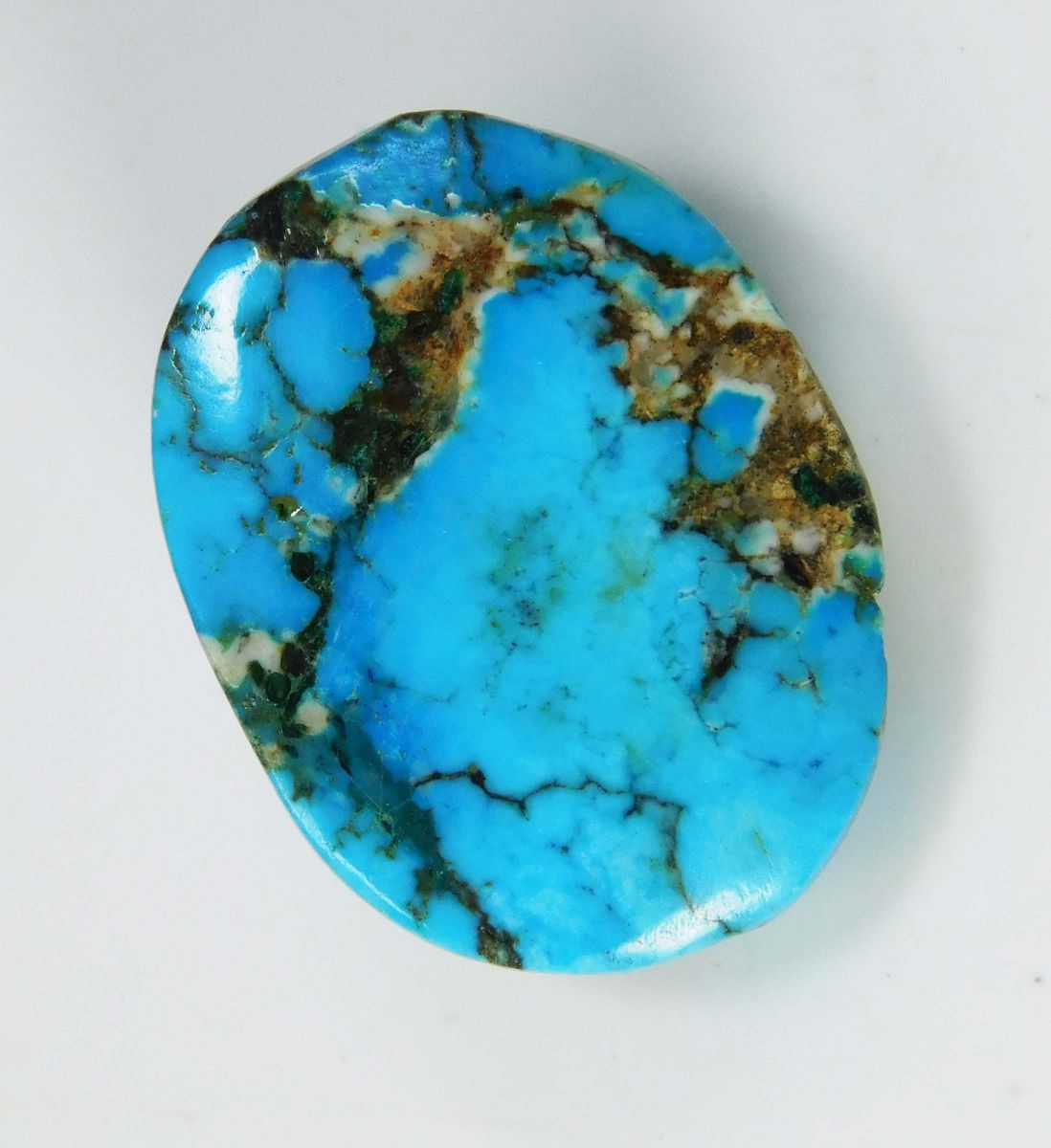 39.7 Ct Natural Blue Turquoise Oval Shape CERTIFIED Loose Gemstones