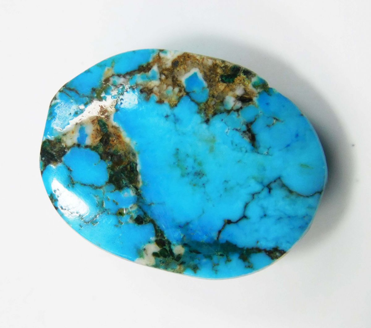 39.7 Ct Natural Blue Turquoise Oval Shape CERTIFIED Loose Gemstones