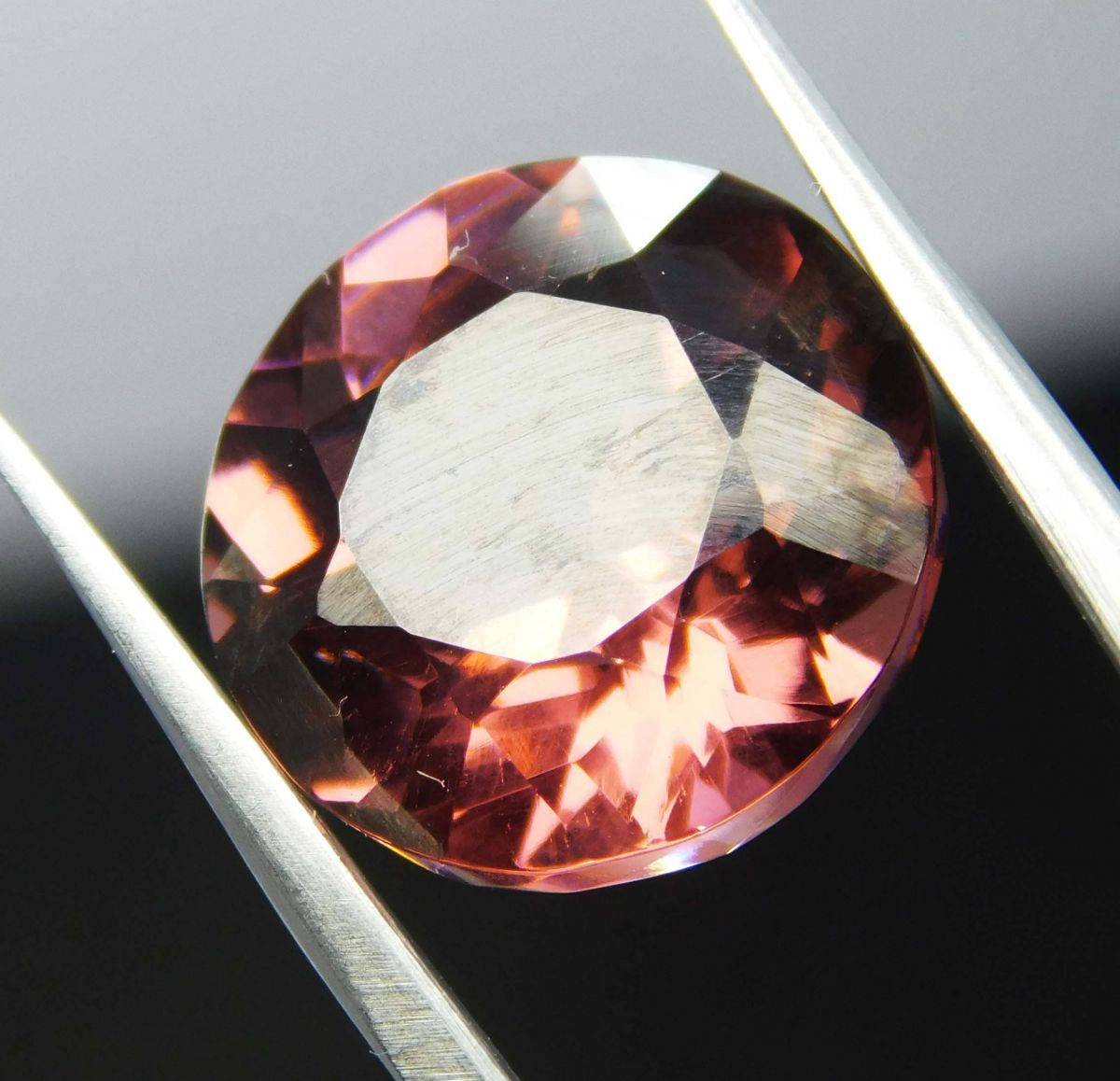 10.90 Ct Natural Sapphire Padparadscha Round Shape CERTIFIED Loose Gemstone