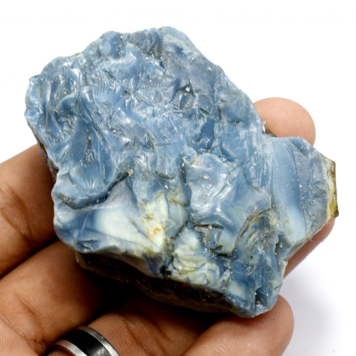 337.95 Ct NATURAL Opal Rough Earth Mined CERTIFIED Blue Loose Gemstone Huge Size