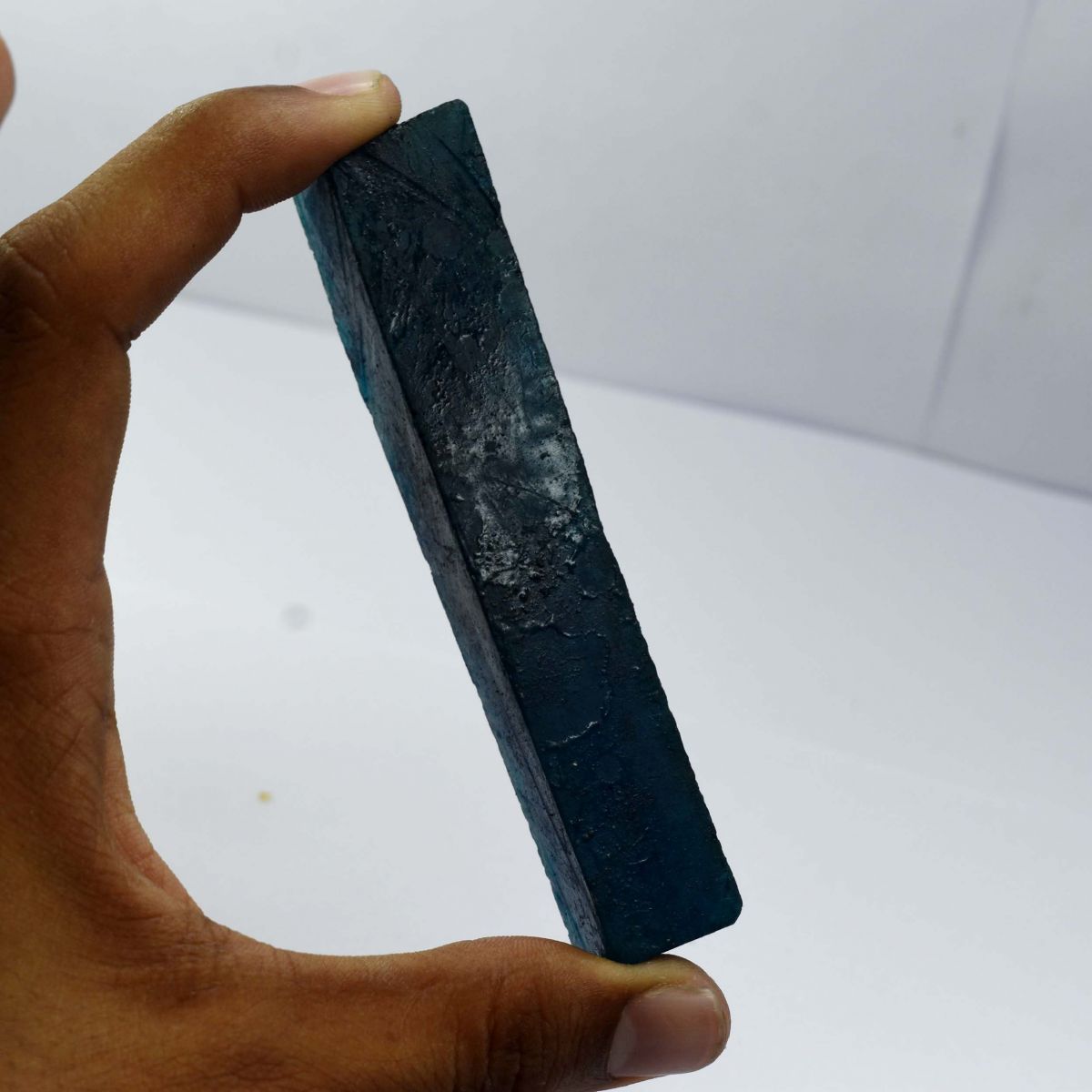 Natural Sapphire Blue 74.64 Ct Uncut Rough CERTIFIED Loose Gemstone Dyed Rough