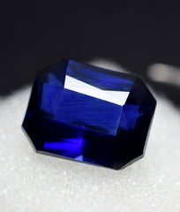 Natural Emerald Cut Tanzanite Blue 8.20 Ct CERTIFIED Loose Gemstone