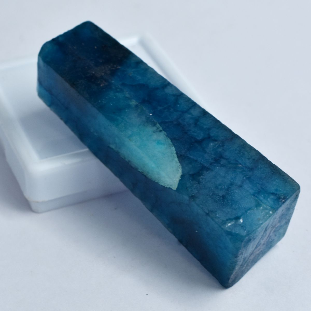 Blue Uncut Aquamarine Natural CERTIFIED 160.75 Carat Raw Rough Loose Gemstone