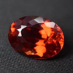 11.65 Ct Natural SAPPHIRE Gemstone CERTIFIED Orange Stone OVAL Jewelry Stone