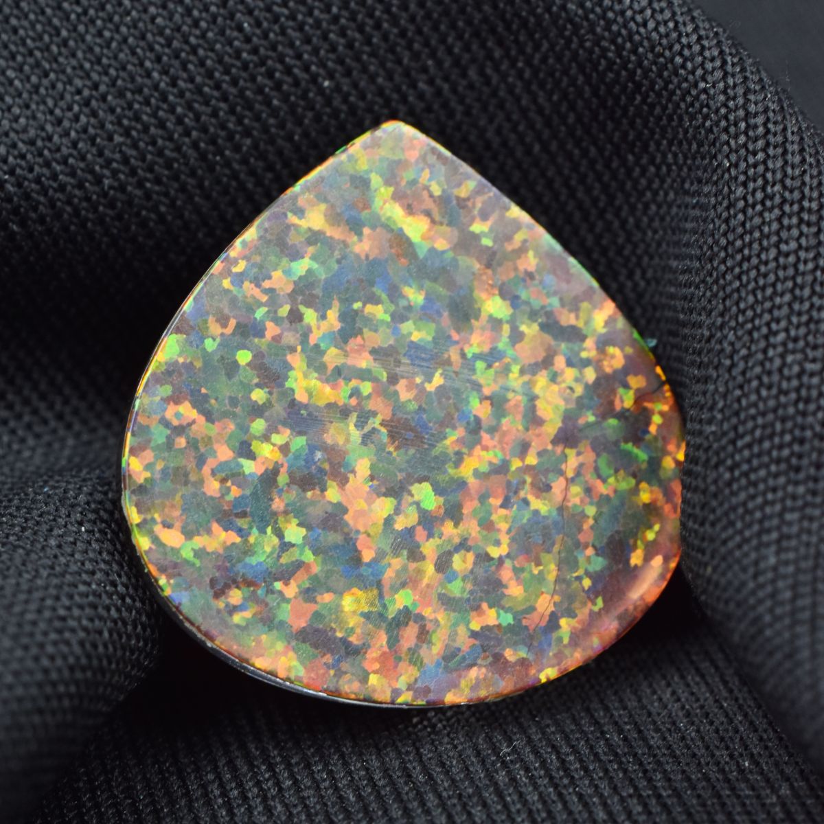 Opal 15.10 Ct Multi-Color Natural Pear Cut CERTIFIED Loose Gemstone