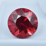 Round cut 9.55 carat Padparadscha sapphire natural certified gemstone
