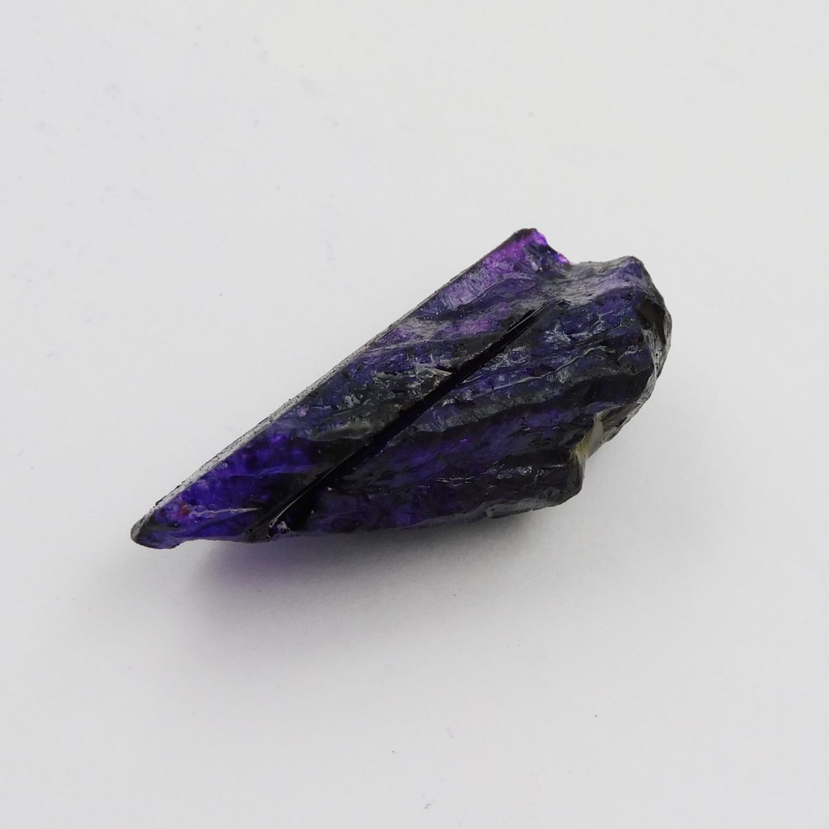 Natural Tanzanite Rough Purple 74.75 Ct Raw Uncut CERTIFIED Earth Mined Gemstone