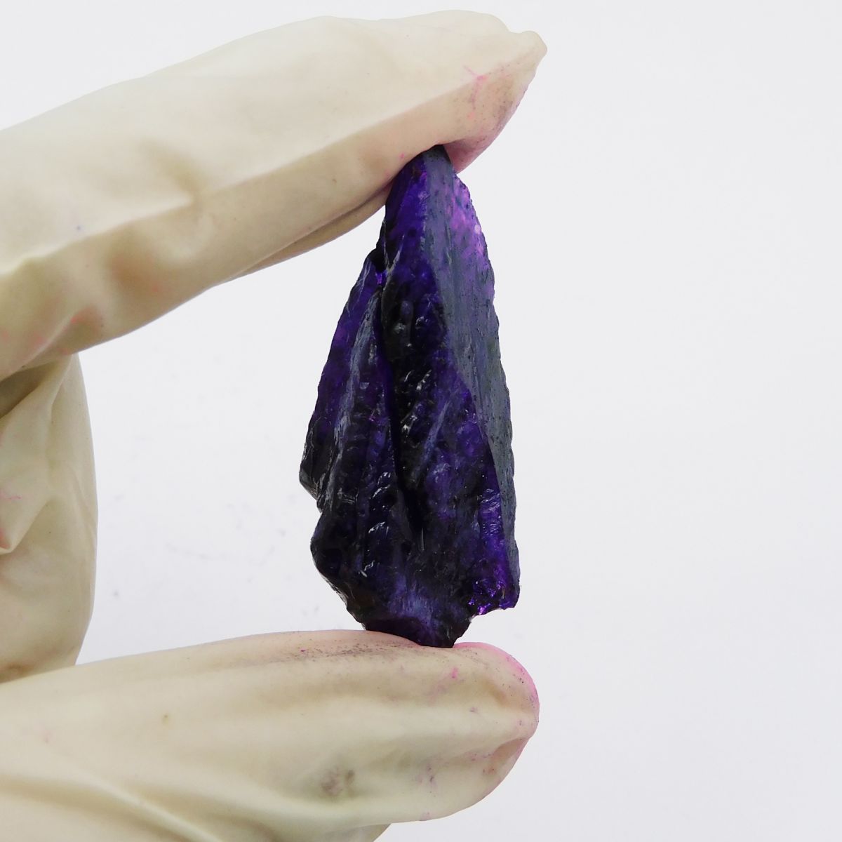 Natural Tanzanite Rough Purple 74.75 Ct Raw Uncut CERTIFIED Earth Mined Gemstone