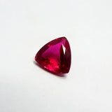 Red Ruby Trillion Cut Gemstone natural ruby stone