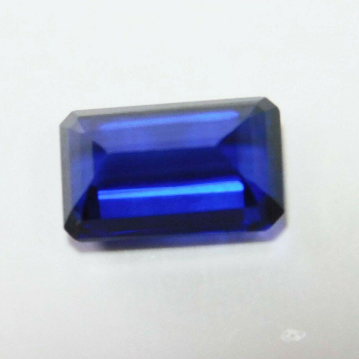 Natural Tanzanite Untreated Blue Emerald Cut 7 Carat CERTIFIED Loose Gemstone