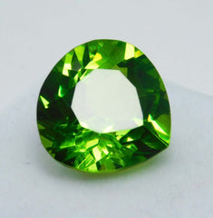 Extremely Rare CERTIFIED Natural 9.85 Ct Peridot Green Pear Cut Loose Gemstones.