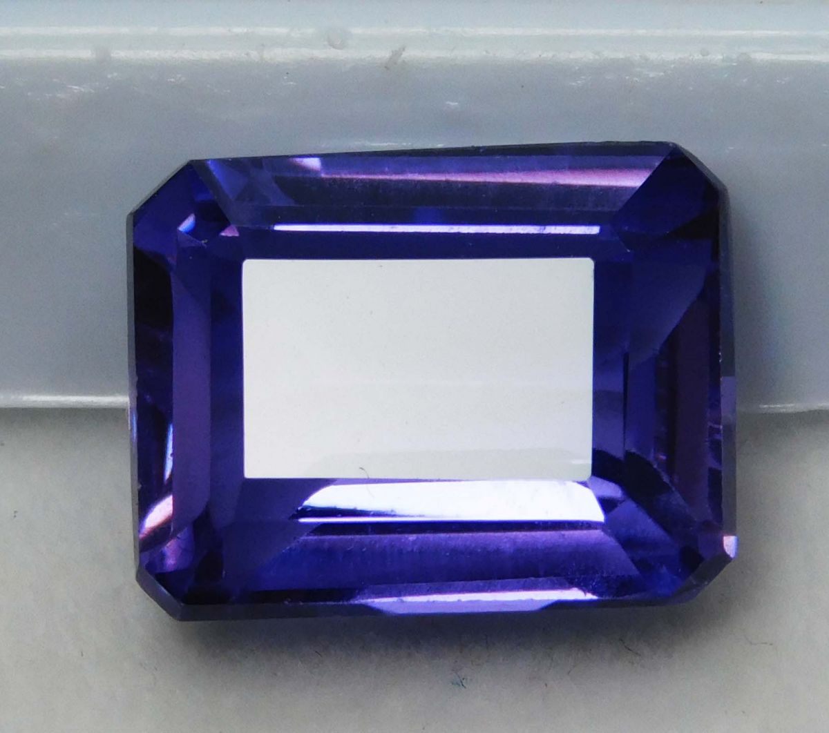 10.58 Ct CERTIFIED Natural Taaffeite Purple Emerald Cut Loose Gemstone Ring Size