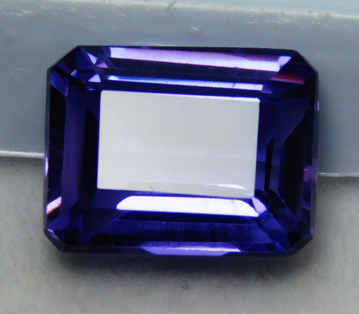 10.58 Ct CERTIFIED Natural Taaffeite Purple Emerald Cut Loose Gemstone Ring Size