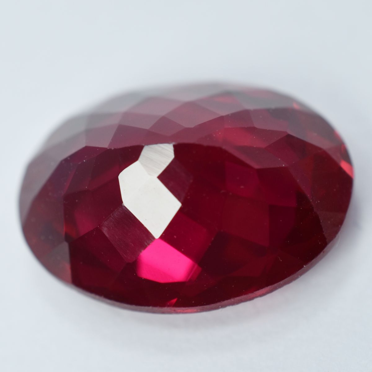 CERTIFIED 12.75 Ct Natural Ruby Loose Gemstone Bloody Red Oval Cut Ring size