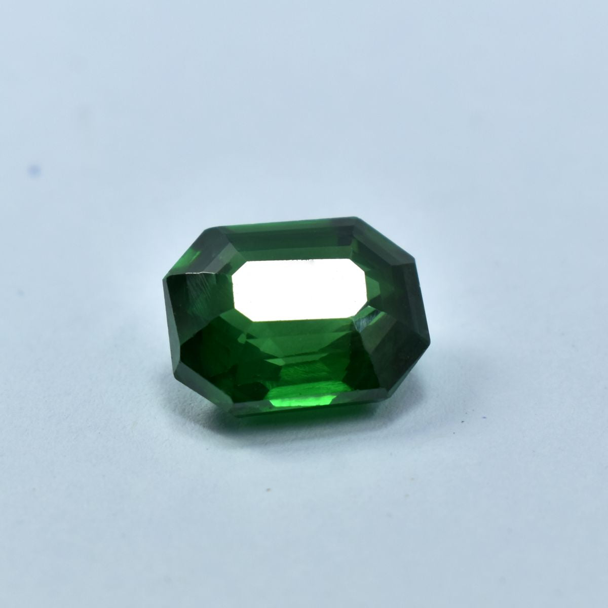 10.15 Ct Garnet Natural Tsavorite Emerald Cut CERTIFIED Loose Gemstone Green.