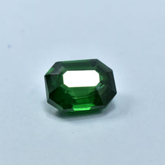 10.15 Ct Garnet Natural Tsavorite Emerald Cut CERTIFIED Loose Gemstone Green.