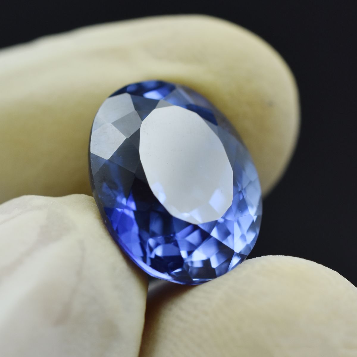 Extremely Dark Blue Tanzanite Oval Cut Natural 10.80 Ct Loose Gemstone CERTIFIED