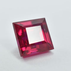 World Best Red Ruby Natural Unique Square Cut 4.70 Ct Loose Gemstone CERTIFIED.