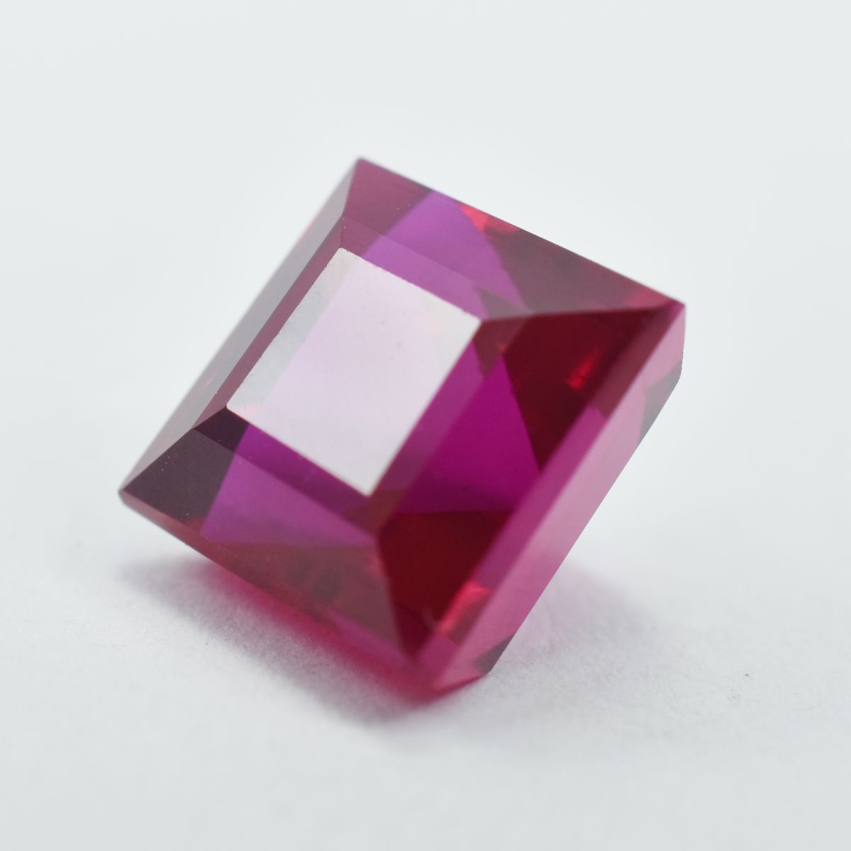 World Best Red Ruby Natural Unique Square Cut 4.70 Ct Loose Gemstone CERTIFIED.