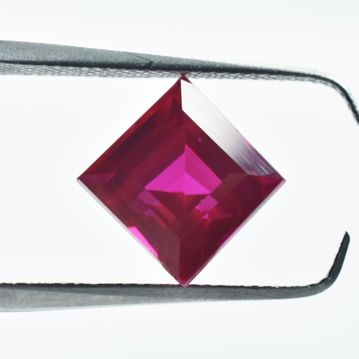 World Best Red Ruby Natural Unique Square Cut 4.70 Ct Loose Gemstone CERTIFIED.