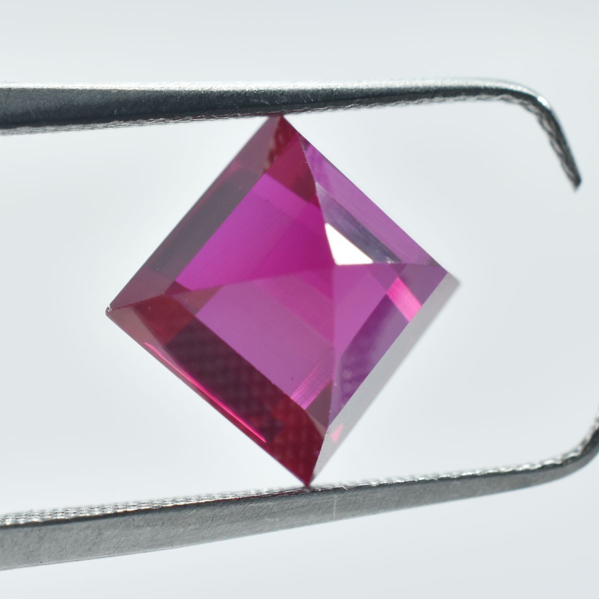 World Best Red Ruby Natural Unique Square Cut 4.70 Ct Loose Gemstone CERTIFIED.