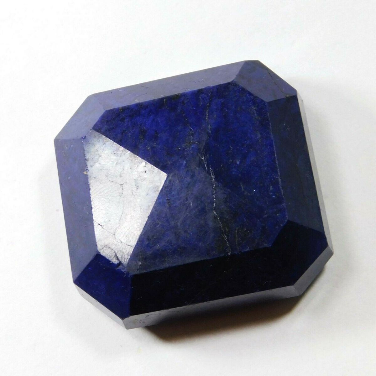 279.90 Ct Lab-Created Ceylon Blue Sapphire Loose Gemstone CERTIFIED Square Cut