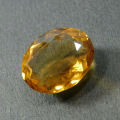 10 Ct Natural Topaz Gemstone Certified Yellow Oval Shape