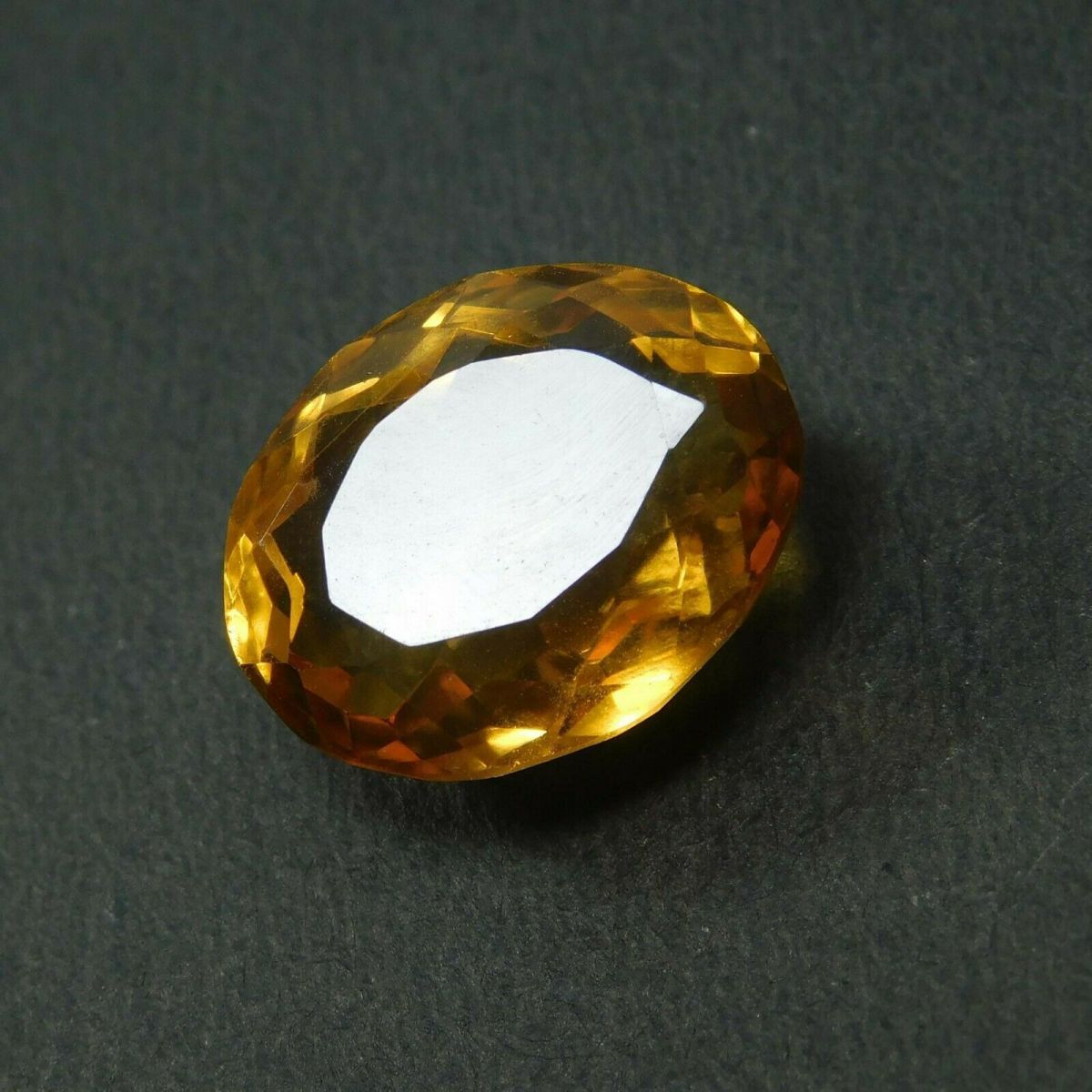 10 Ct Natural Topaz Gemstone Certified Yellow Oval Shape