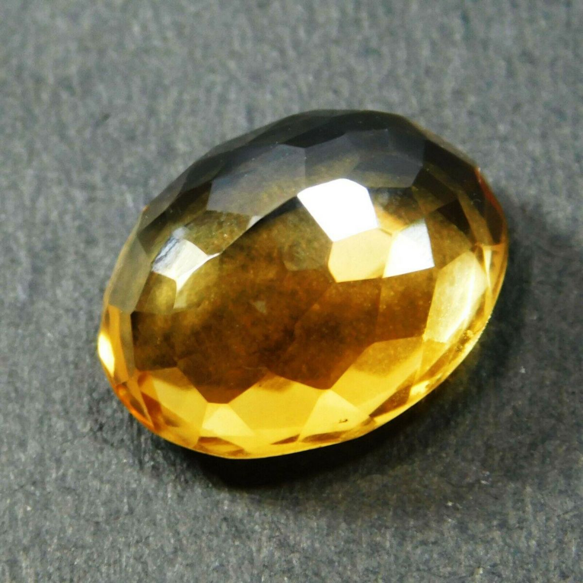 10 Ct Natural Topaz Gemstone Certified Yellow Oval Shape