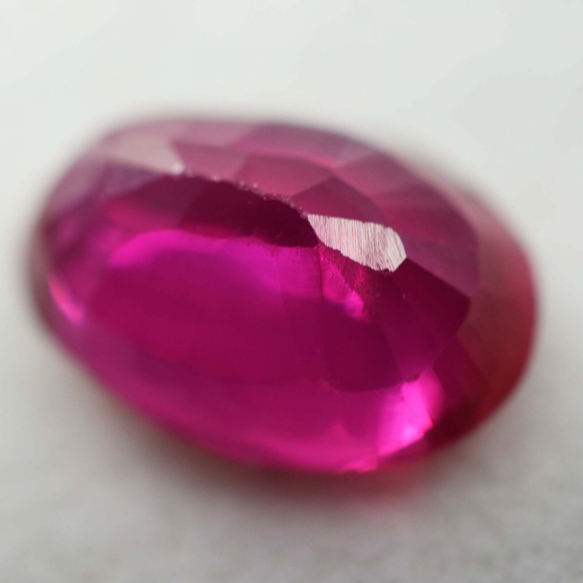 Natural Ruby Oval Shape Pinkish Red 9.20 Ct CERTIFIED Loose Gemstone