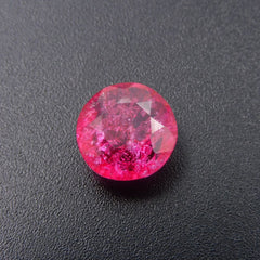 Natural Pink Ruby Round 3.75 Ct Loose Gemstone CERTIFIED Ring Size