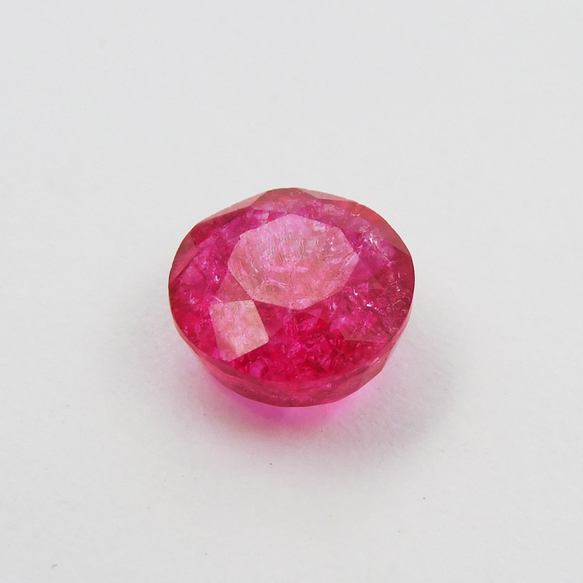 Natural Pink Ruby Round 3.75 Ct Loose Gemstone CERTIFIED Ring Size