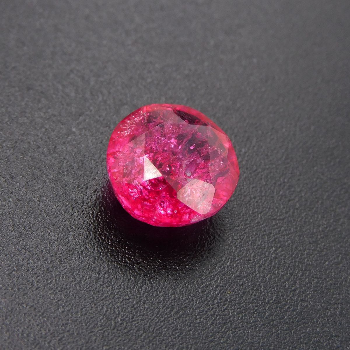 Natural Pink Ruby Round 3.75 Ct Loose Gemstone CERTIFIED Ring Size