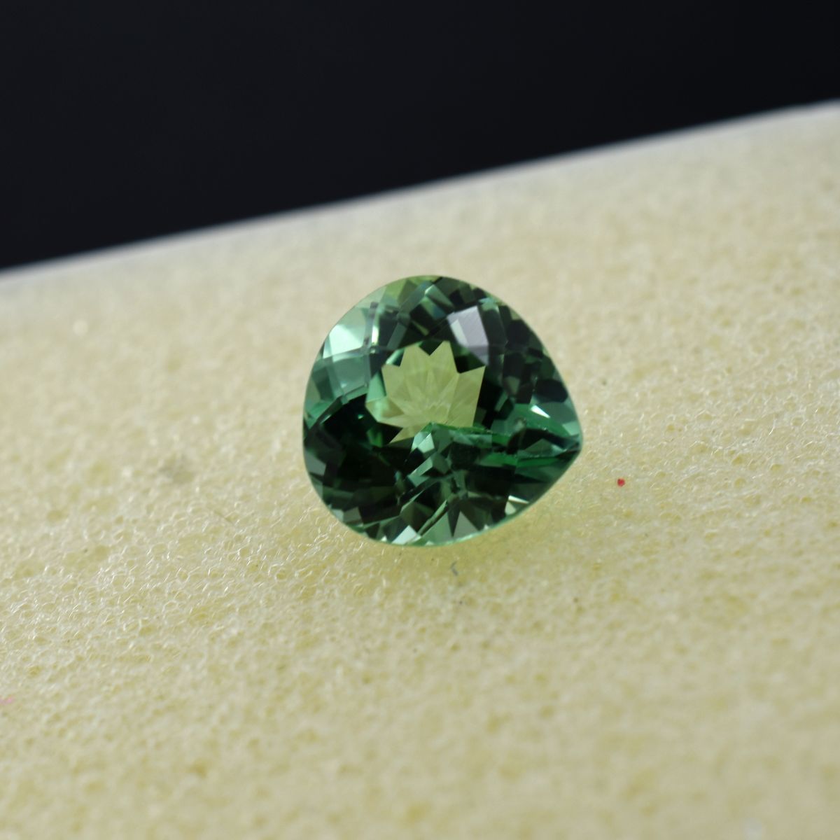 Natural Montana Sapphire Bluish Green 4.20 Ct Pear Cut Loose Gemstone CERTIFIED