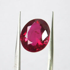 Red Ruby Oval Cut CERTIFIED 8.32 Ct Natural Ring Size Beautiful Loose Gemstone