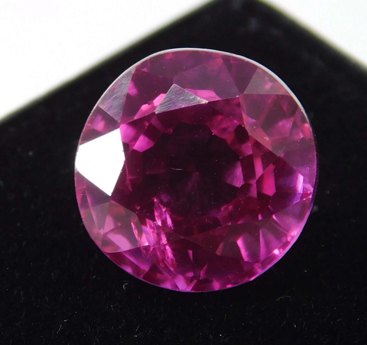 8.56 Ct Natural Ruby Pink Perfect Round Cut Ring Size CERTIFIED Loose Gemstone